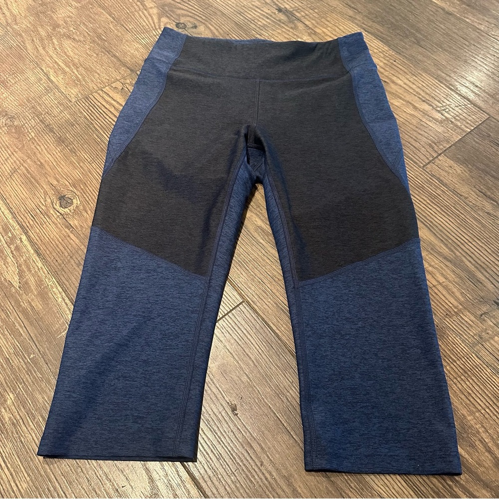 Outdoor Voices Crop Leggings Heather Blue/Grey Size‎ M